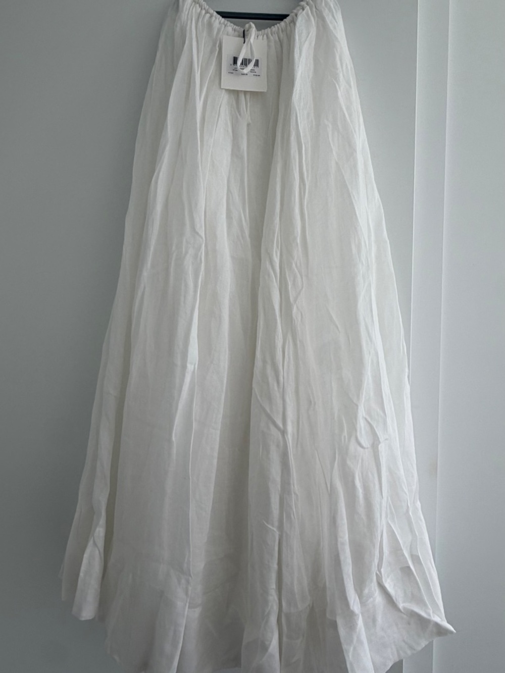 Dissh White Linen Skirt - Picture 6 of 6